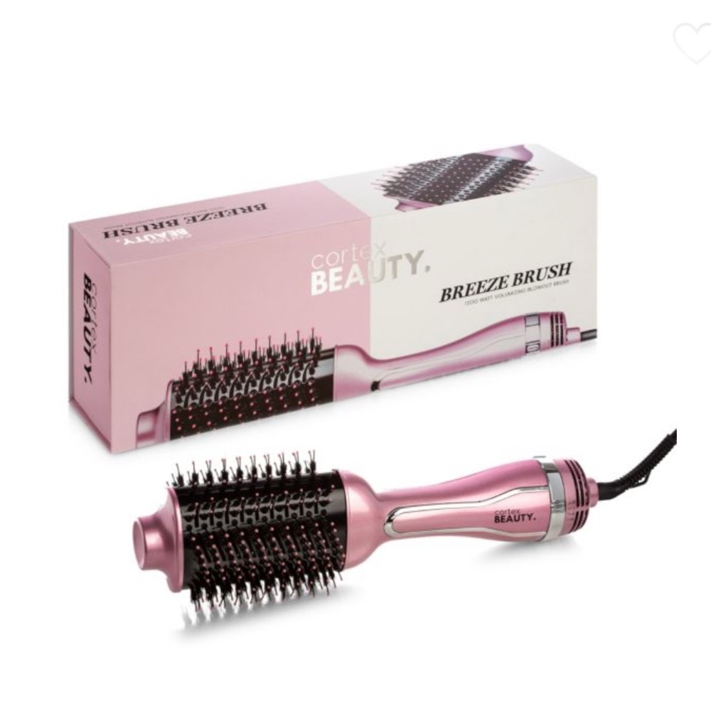 CORTEX BEAUTY 2-IN-1 VOLUME BOOSTER BLOWOUT HAIR BRUSH (NEW WITH TAGS)